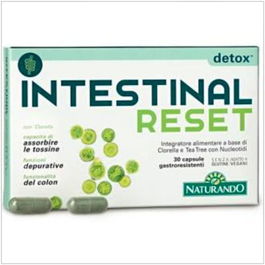 NATURANDO Intestinal Reset 15 Comp. Apto Veganos Funciones Depurativas
