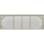 DKD Home Decor Cuadro Lienzo y Yeso Moderno Surtido de 2 Piezas Verde Menta y Blanco