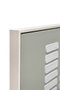 DKD Home Decor Cuadro Lienzo y Yeso Moderno Surtido de 2 Piezas Verde Menta y Blanco