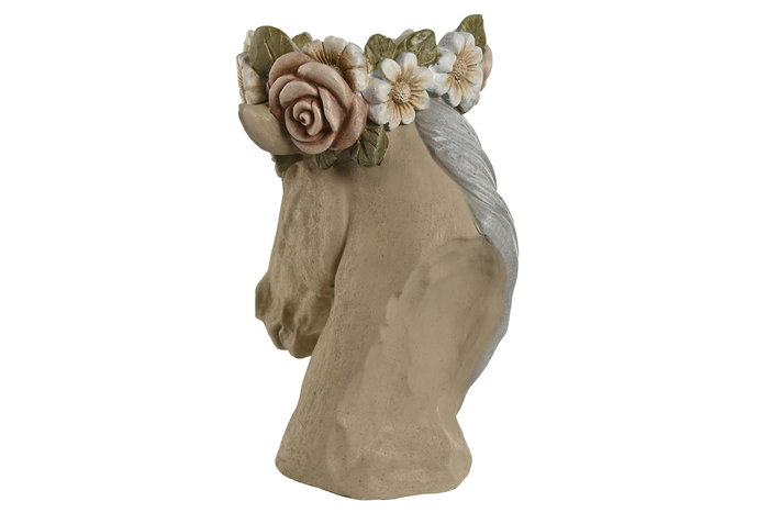 DKD Home Decor Macetero Shabby Crema Multicolor 27 x 42 x 31 cm (2 Unidades)