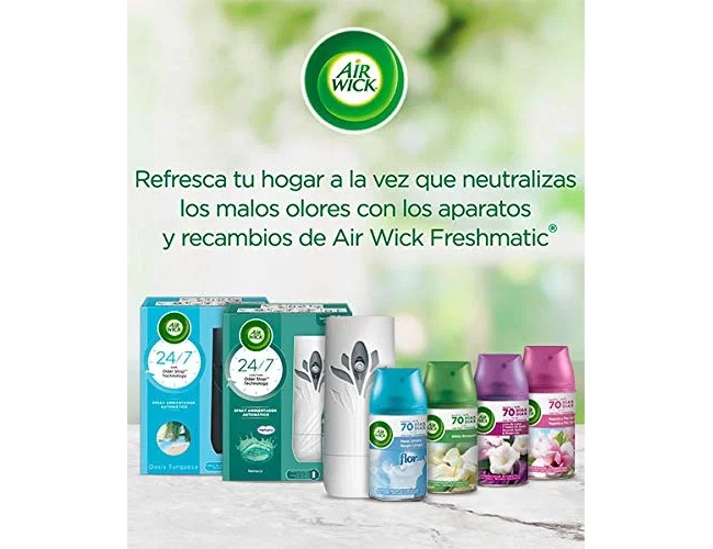 Air Wick Freshmatic Ambientador Spray Automático Nenuco con Aparato y Recambio
