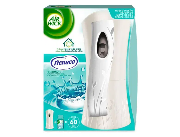 Air wick Freshmatic Ambientador Spray Automático Incluye Recambio Nenuco 250 ml