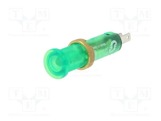 SCHNEIDER ELECTRIC Lámpara indicadora LED verde 24VDC Ø8mm