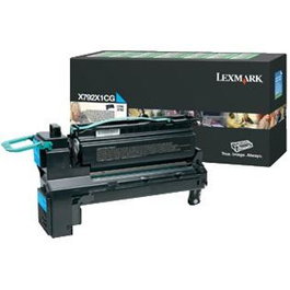Lexmark X792 Toner Cian Retornable X792X1CG