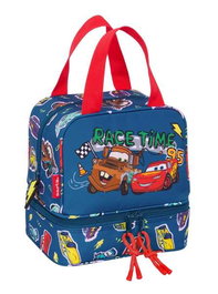 Portameriendas Cars Racing Azul marino 20 x 20 x 15 cm