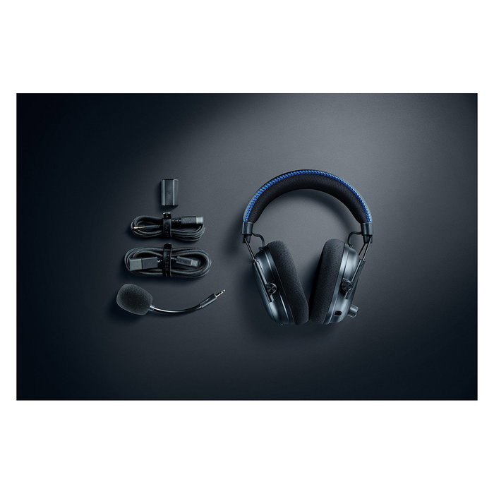Razer BlackShark V3 Pro, Auriculares Gaming Inalámbricos y Alámbricos, THX Spatial Audio, PlayStation, Negro, 367 g