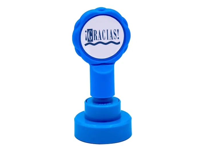 Artline Sello Emoticono Gracias Color Azul Diámetro 22 mm Ideal Uso Escolar Manualidades Artline Sello Emoticono Gracias Color Azul Diámetro 22 mm Ideal Uso Escolar Manualidades