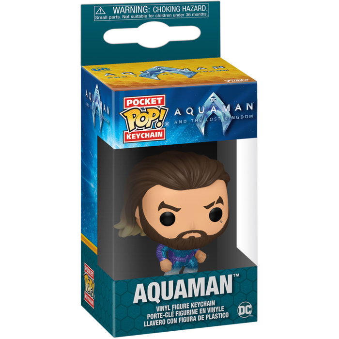 FUNKO Llavero Pocket POP! DC Comics Aquaman y el Reino Perdido