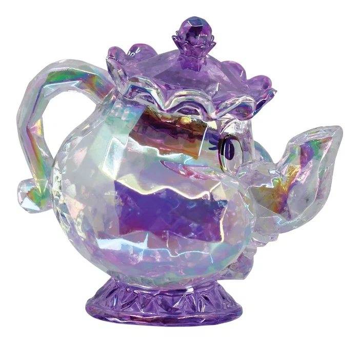 Enesco Figura Acrílica Disney Facet Madame Samovar (Mrs. Potts) Púrpura y Transparente Enesco Figura Acrílica Disney Facet Madame Samovar (Mrs. Potts) Púrpura y Transparente