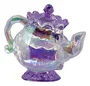 Enesco Figura Acrílica Disney Facet Madame Samovar (Mrs. Potts) Púrpura y Transparente