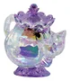 Enesco Figura Acrílica Disney Facet Madame Samovar (Mrs. Potts) Púrpura y Transparente