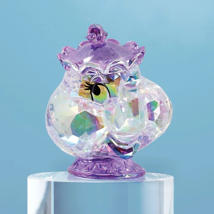 Enesco Figura Acrílica Disney Facet Madame Samovar (Mrs. Potts) Púrpura y Transparente Enesco Figura Acrílica Disney Facet Madame Samovar (Mrs. Potts) Púrpura y Transparente