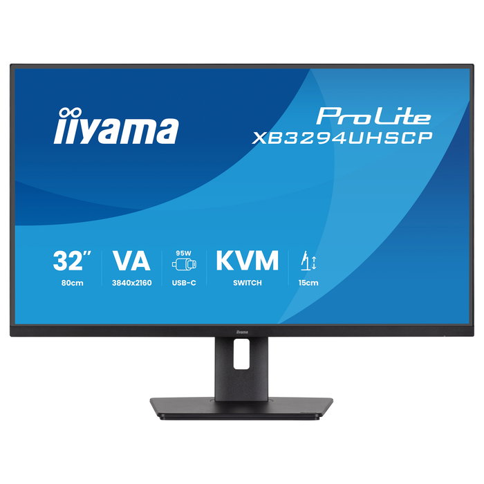 iiyama ProLite XB3294UHSCP-B1 31.5 4K VA USB-C KVM