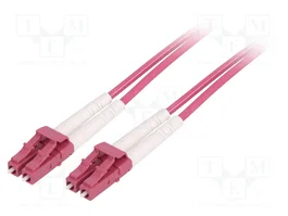 LogiLink Patchcord de fibra óptica OM4 LC/UPC - LC/UPC 20.0 m fioletowy