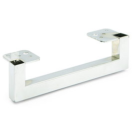 Q&Q Pata Metálica Modelo Kasta Acabado Cromo Hierro Altura 60 mm para Muebles Estanterías