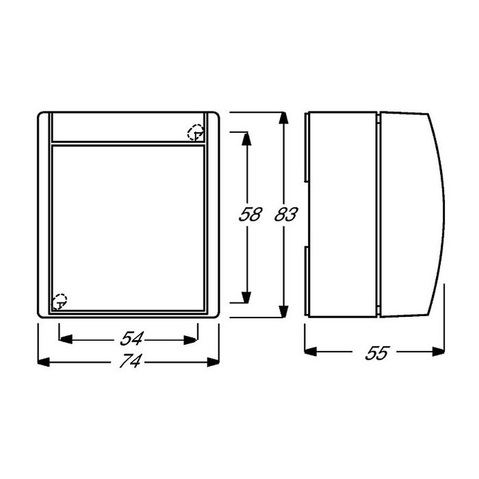BUSCH-JAEGER 2601/4W-54 Interruptor de Persianas IP44 Alpino Blanco 250V 10A