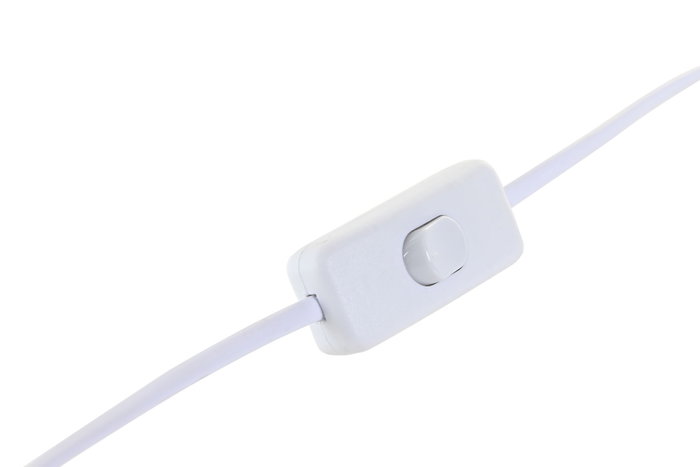 DKD Home Decor Lámpara Sobremesa Moderno Blanco 40x70x40 cm (2 Unidades)