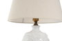 DKD Home Decor Lámpara Sobremesa Moderno Blanco 40x70x40 cm (2 Unidades)
