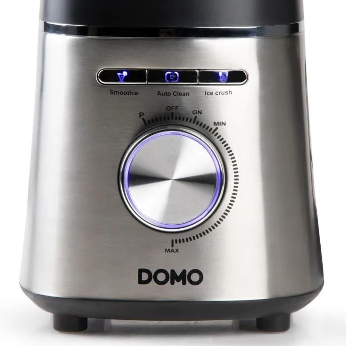 Domo DO740BL Licuadora Alta Velocidad 1400 W 1,75 L Gris