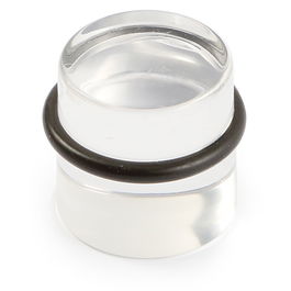 Brinox B90180H Tope Puerta Adhesivo Metacrilato Cilíndrico G/Negro 32X33mm