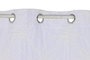 DKD Home Decor Cortina Boho Blanco Poliester 260 x 140 cm (2 Unidades) 8 Anillas