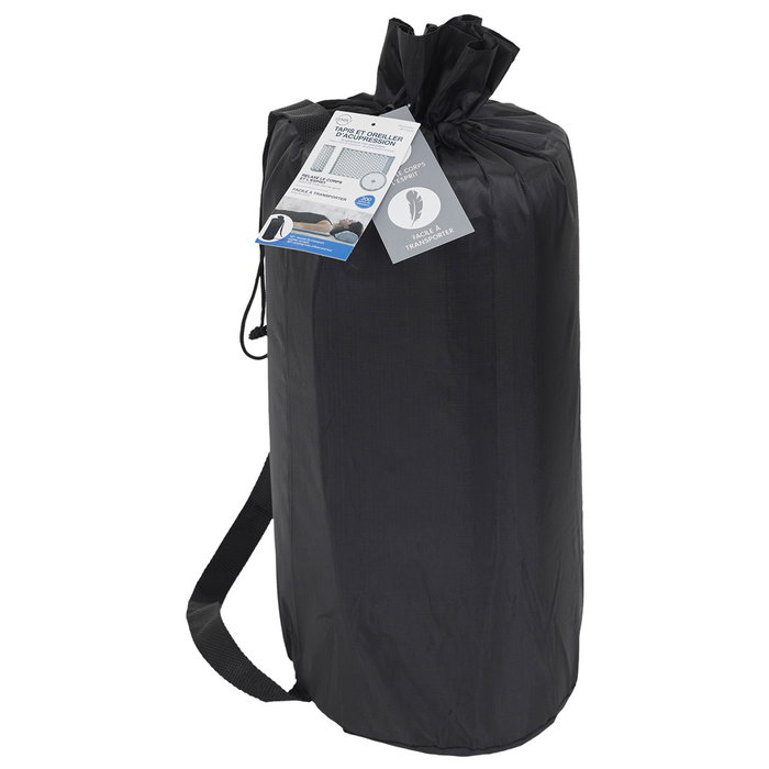 Sensly Esterilla de Acupresión con Almohada para Bienestar y Relajación Muscular, Incluye Bolsa de Transporte, 40x64 cm Sensly Esterilla de Acupresión con Almohada para Bienestar y Relajación Muscular, Incluye Bolsa de Transporte, 40x64 cm