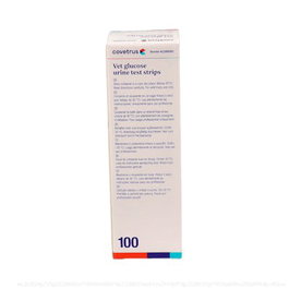 COVETRUS VET Tiras Reactivas de Orina para Glucosa, 100 Unidades, Uso Veterinario