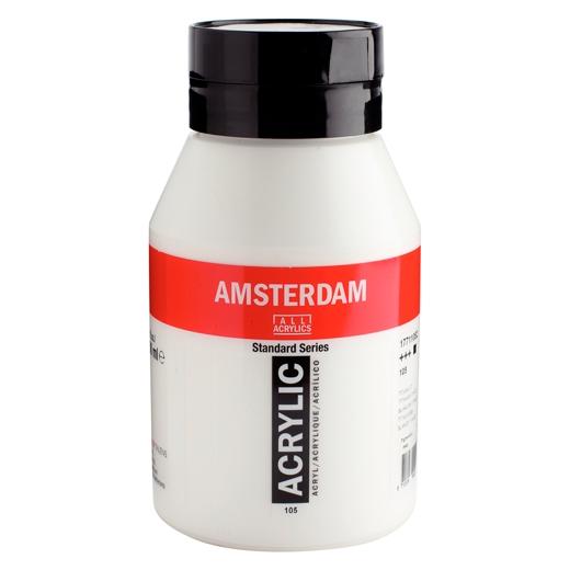 Talens Pintura Acrílica Amsterdam Standard Series Blanco de Titanio 1000 mL Bote Color 105