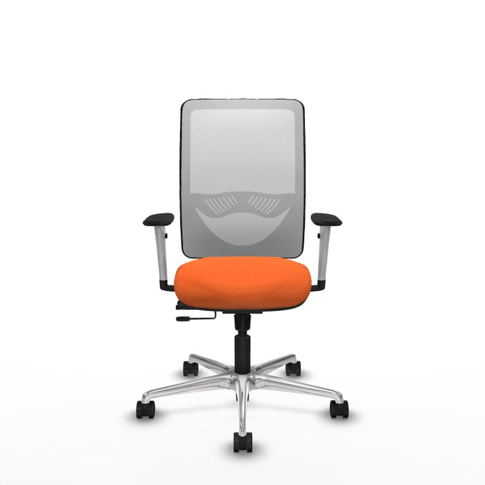 PIQUERAS Y CRESPO Silla de oficina Zulema Naranja y Blanco PIQUERAS Y CRESPO Silla de oficina Zulema Naranja y Blanco
