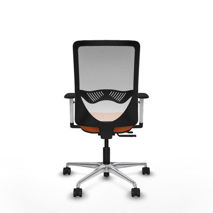 PIQUERAS Y CRESPO Silla de oficina Zulema Naranja y Blanco PIQUERAS Y CRESPO Silla de oficina Zulema Naranja y Blanco