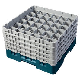 CAMBRO Cesta de lavado 36 comp. Cerceta