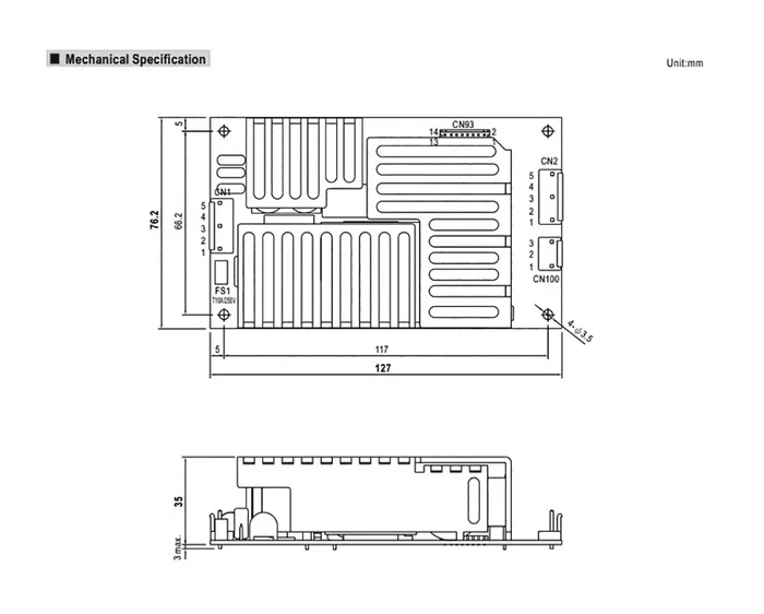 MEAN WELL VFD-350P-230 Controlador de motor DC 350W MEAN WELL VFD-350P-230 Controlador de motor DC 350W