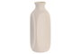 DKD Home Decor Jarrón de Gres Rugoso Blanco