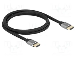 DeLOCK Cable HDMI Ultra High Speed 48 Gbps 8K 60 Hz 1 m Gris
