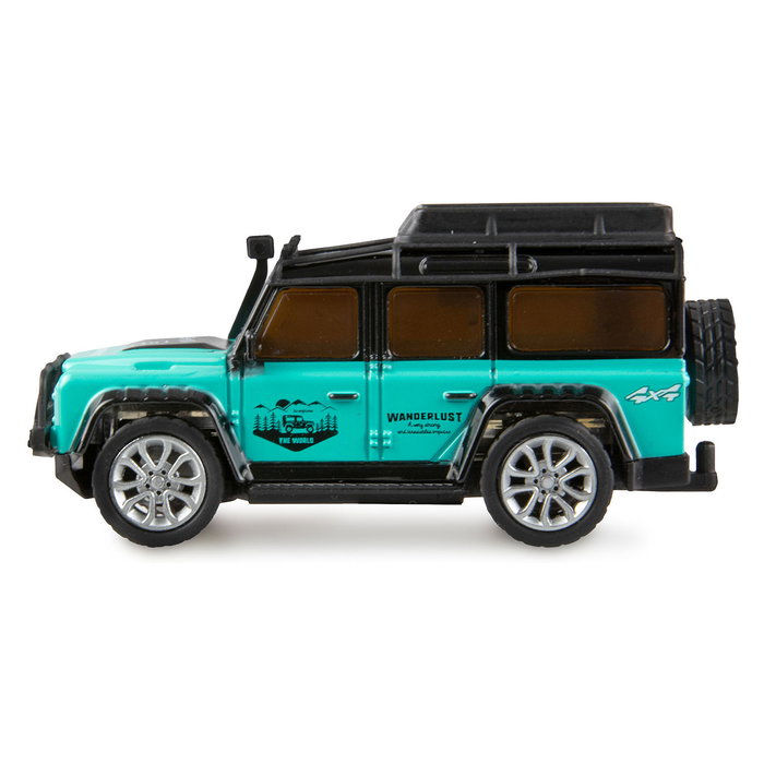 AMEWI 22679 Coche Todoterreno RC Gelndewagen Die Cast 1:64 RTR a Batería con Mando 2,4GHz, Efectos de Luz y Motor Eléctrico para Niños de +6 Años