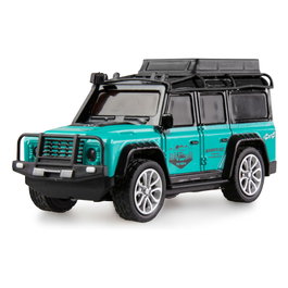 AMEWI 22679 Coche Todoterreno RC Gelndewagen Die Cast 1:64 RTR a Batería con Mando 2,4GHz, Efectos de Luz y Motor Eléctrico para Niños de +6 Años
