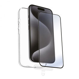 Muvit Funda Recycletek para Apple iPhone 16 con Protector de Pantalla y Kit de Limpieza Bio