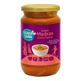 TERRASANA Salsa Curry Madras Bio Vegan 350 g