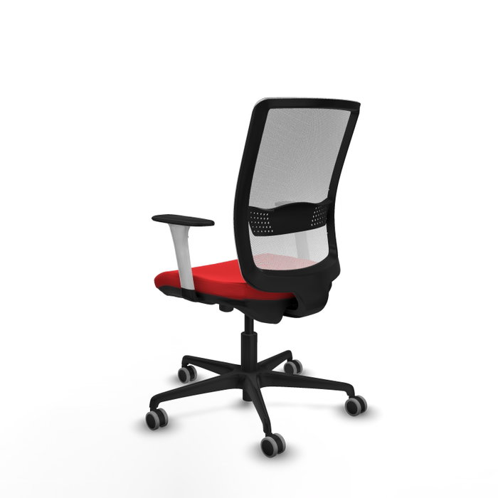 PIQUERAS Y CRESPO Silla de oficina Haches Rojo y Blanco PIQUERAS Y CRESPO Silla de oficina Haches Rojo y Blanco