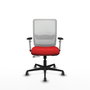 PIQUERAS Y CRESPO Silla de oficina Haches Rojo y Blanco