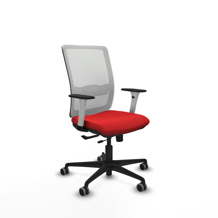 PIQUERAS Y CRESPO Silla de oficina Haches Rojo y Blanco PIQUERAS Y CRESPO Silla de oficina Haches Rojo y Blanco
