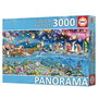 Educa Puzzle 3000 Piezas Vida Panorámico 144x68 cm Referencia 20265