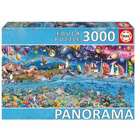 Educa Puzzle 3000 Piezas Vida Panorámico para Adultos - Ref. 20265