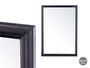 Giftdecor Espejo Pared Marco Madera 50x70 cm Negro