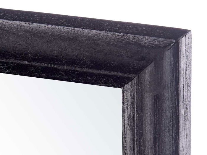 Giftdecor Espejo Pared Marco Madera 50x70 cm Negro
