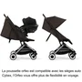 Cybex Gold Cochecito ultracompacto y cómodo ORFEO 4 ruedas Marrón Chocolate CYB4063846523368
