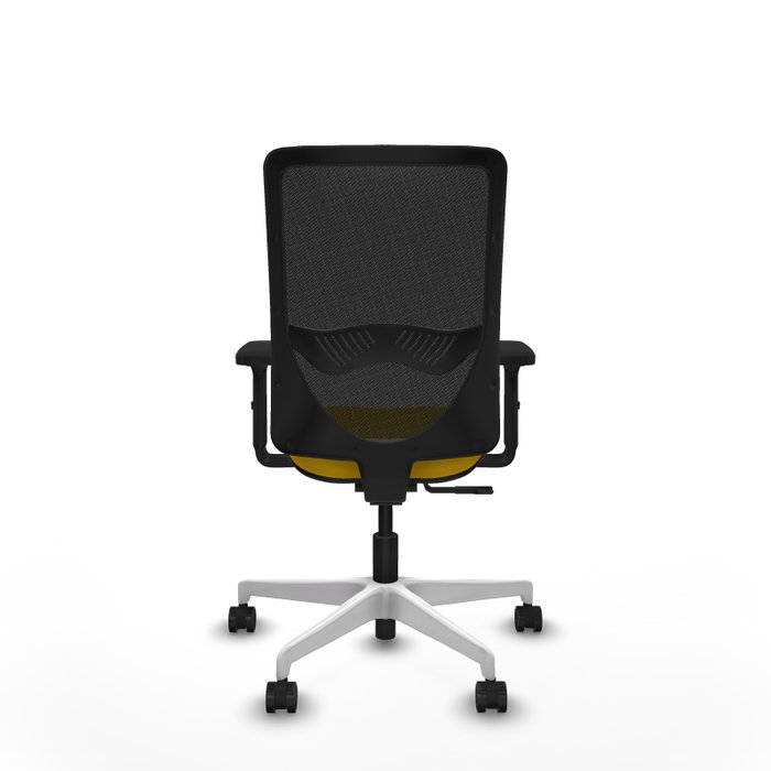 PIQUERAS Y CRESPO Silla de oficina Zulema con mecanismo Sincro, Amarillo y Negro PIQUERAS Y CRESPO Silla de oficina Zulema con mecanismo Sincro, Amarillo y Negro