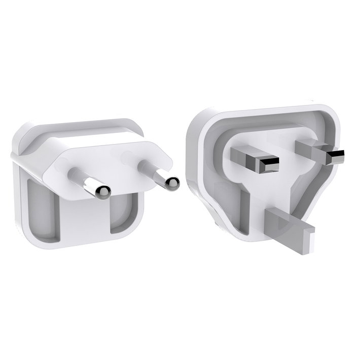 RealPower DeskCharge-65 Travel Cargador de Viaje 65W Universal con Puertos USB-C y USB-A, 20V, Color Gris