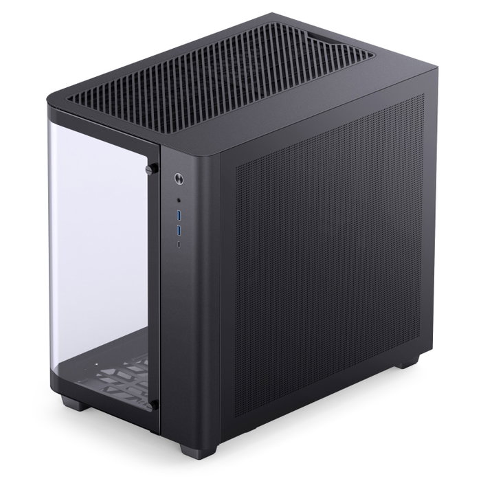 Jonsbo TK-3 Caja Midi Tower ATX, Negra, Sin Fuente de Alimentación, 2x USB 3.0, 1x USB-C