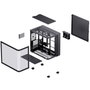 Jonsbo TK-3 Caja Midi Tower ATX, Negra, Sin Fuente de Alimentación, 2x USB 3.0, 1x USB-C